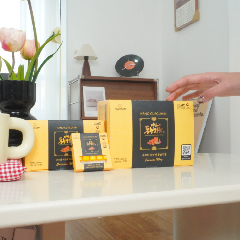 Nghệ Đông Trùng Nano Curcumin - Hộp 60 tép